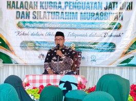 Dr. Muhammad Saleh membuka kegiatan Lailatul Ijtima Mushida Sulsel di Luwu