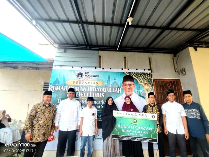 Peresmian Rumah Qur’an Hidayatullah Hj. Deli Lubis di Gowa